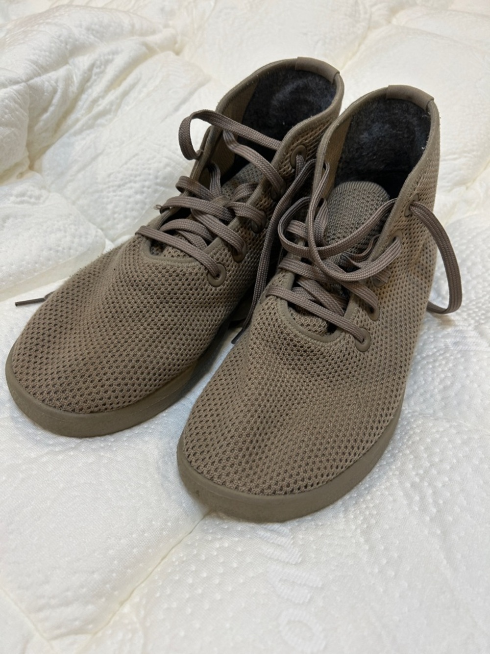 allbirds Men's Wool Runner-up Sneakers - Taupe Brown